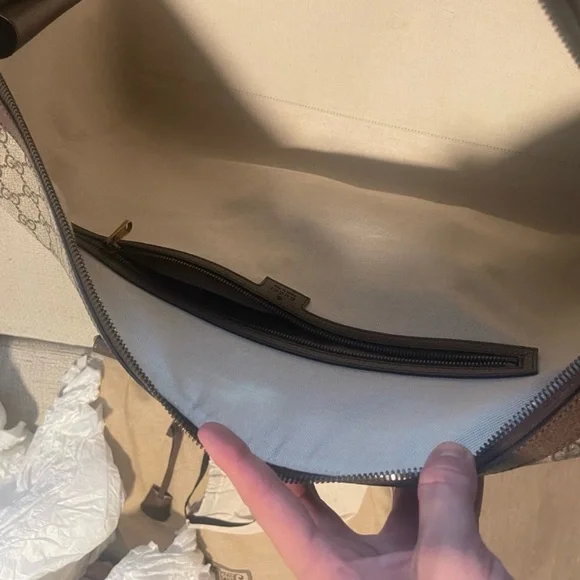 Gucci Brown and Green Men's Travel Bag - Picture 8 of 8